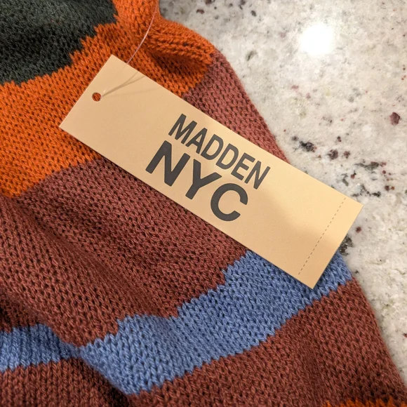 Madden NYC Desert Landscape Cropped Sweater NWT Western Sunset Graphic Size S - Picture 8 of 8
